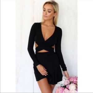 Sabo skirt wrap top & skirt set